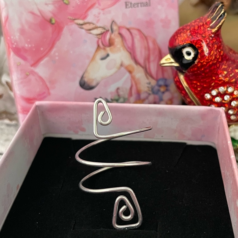 Silver Spiral Ring